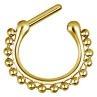 Steel Zirconline® - Hinged Septum Shiny Chain