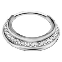 Jewelled Concave Septum Clicker Jewelled Concave Septum Clicker