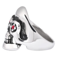 Stainless Steel Ring Skull Red Eye Stainless Steel Ring Skull Red Eye