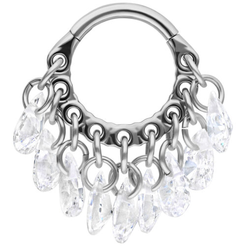 Clicker Dangling Crystals in Titanio