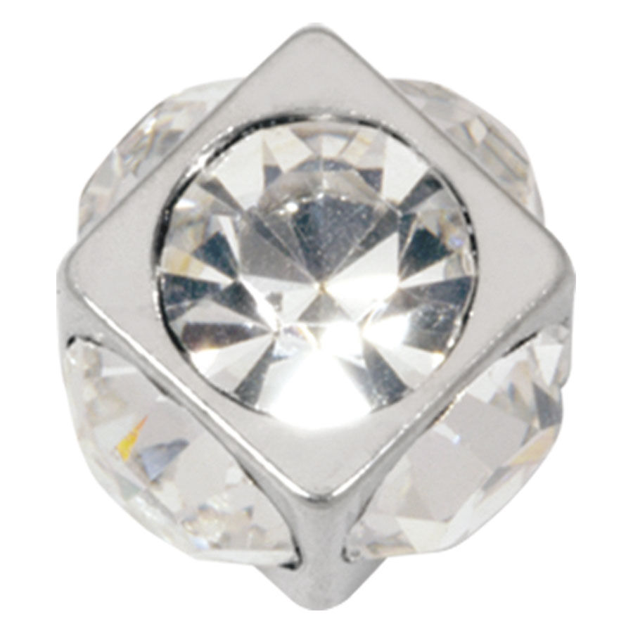 Steel Basicline® - Threaded Jewelled Cube