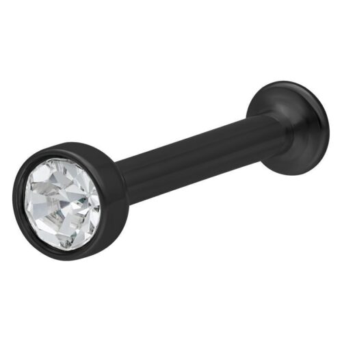 Mini Labret cristallo per triplo piercing in titanio