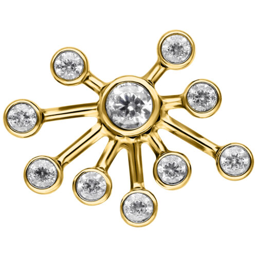 Push Fit Winter Frozen Sparkle Attachment - Oro