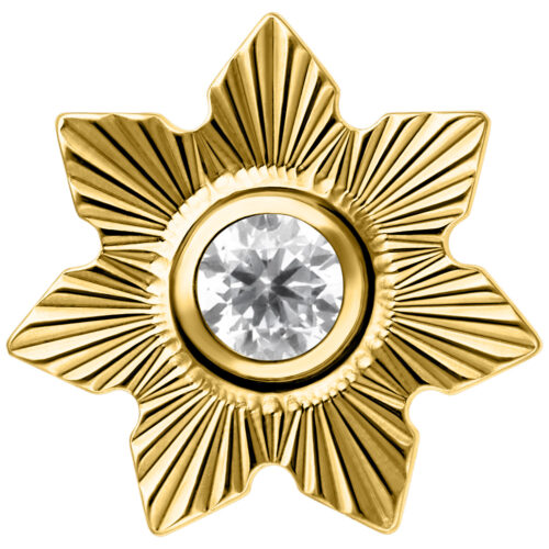 Push Fit Riffled Winter Jasmine Attachment - Oro