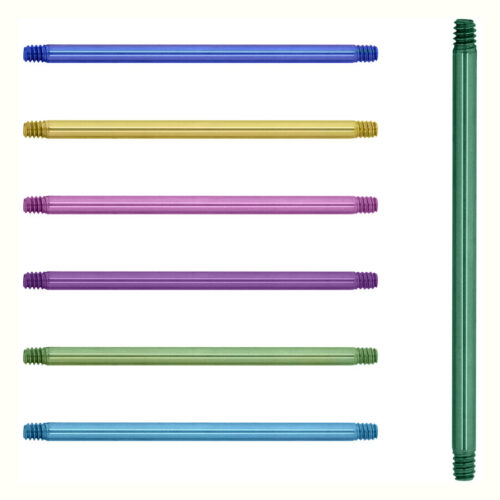 Stelo dritto in titanio anodizzato