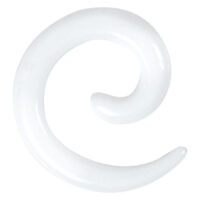 White Acrylic Spiral White Acrylic Spiral