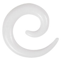 White Acrylic Spiral White Acrylic Spiral