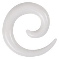 White Acrylic Spiral White Acrylic Spiral