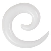 White Acrylic Spiral White Acrylic Spiral