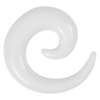 White Acrylic Spiral White Acrylic Spiral