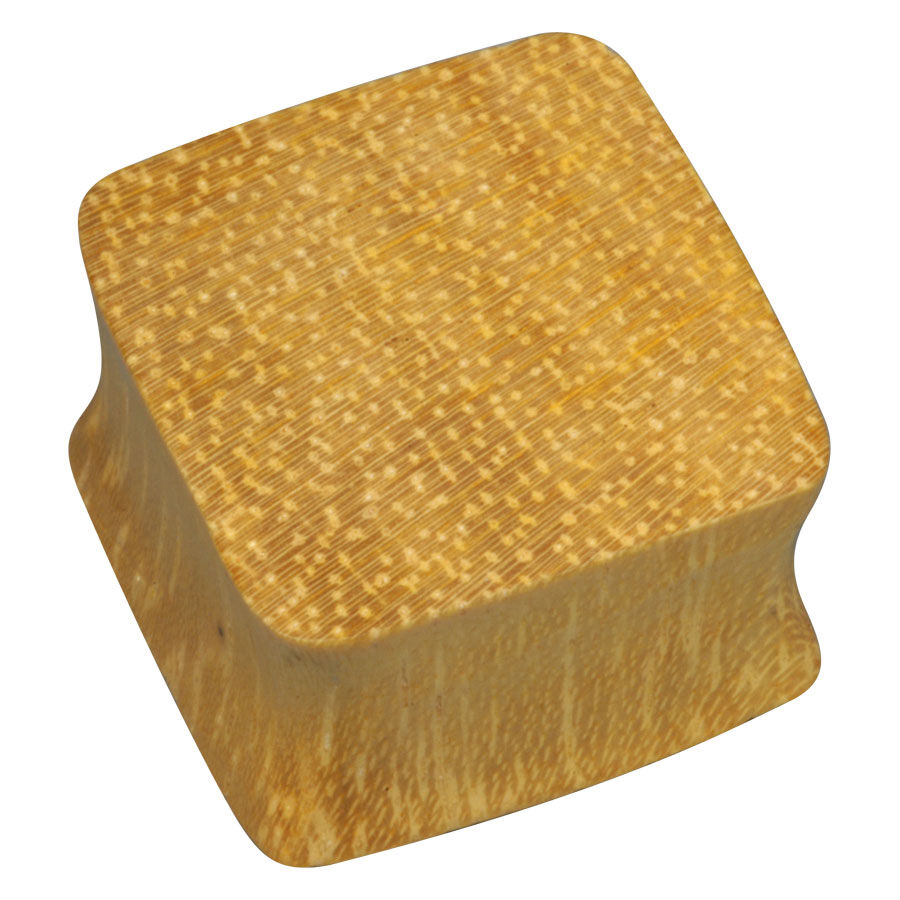 Wood Square Plug - 04 Jack Fruit Wood Wood Square Plug - 04 Jack Fruit Wood