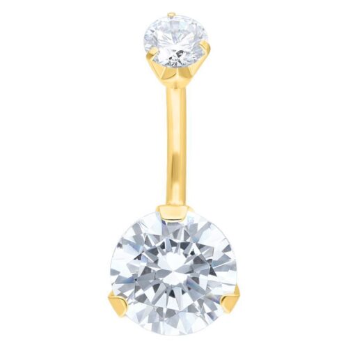 Banana Ombelico Doppio Cristallo Big Acciaio