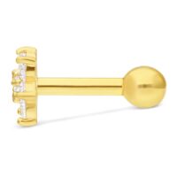 18k Crystal Flower 18k Crystal Flower