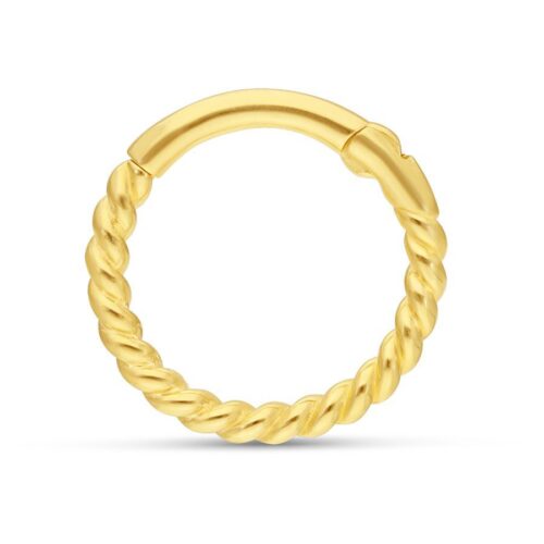 18k Rope Ring 