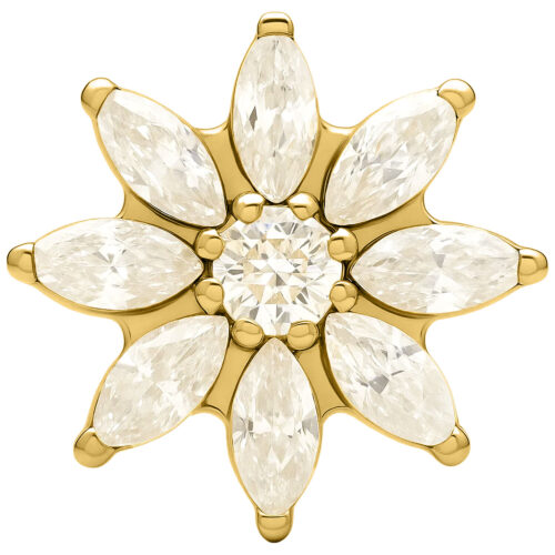 Push Fit Winter Crystal Ice Flower Attachment - Oro