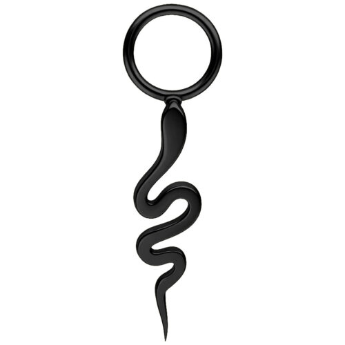Snake Pendant - Nero