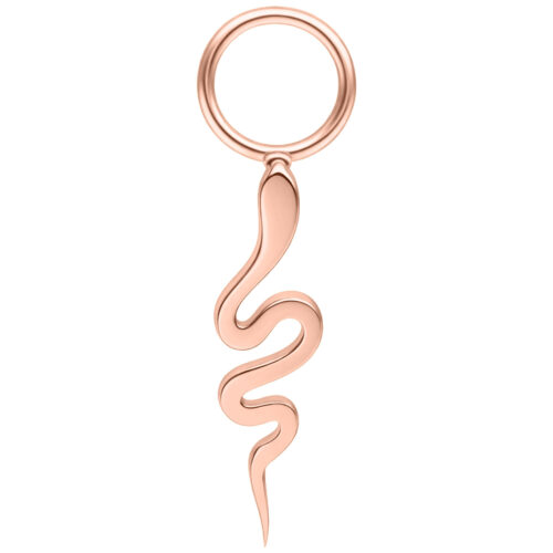 Snake Pendant - Oro rosa