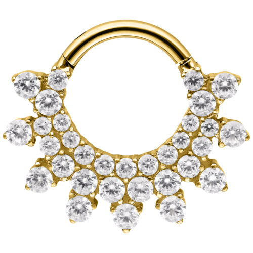 Divine Crystal Septum Clicker - Oro
