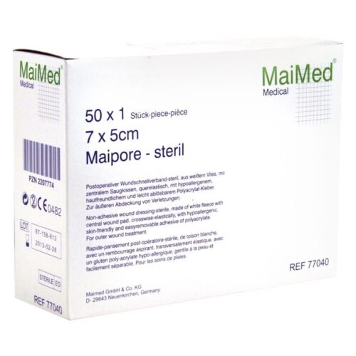 Confezione bianca della benda rapida post-operatoria 7x5cm di MaiMed