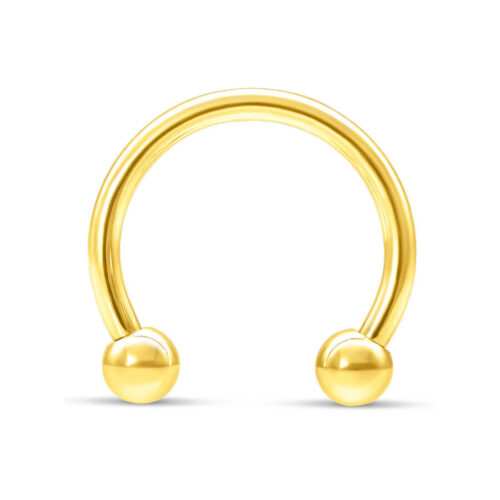 Barbell Circolare Oro 18k