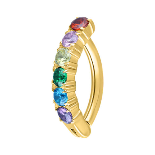 Clicker Ombelico Rainbow - Oro
