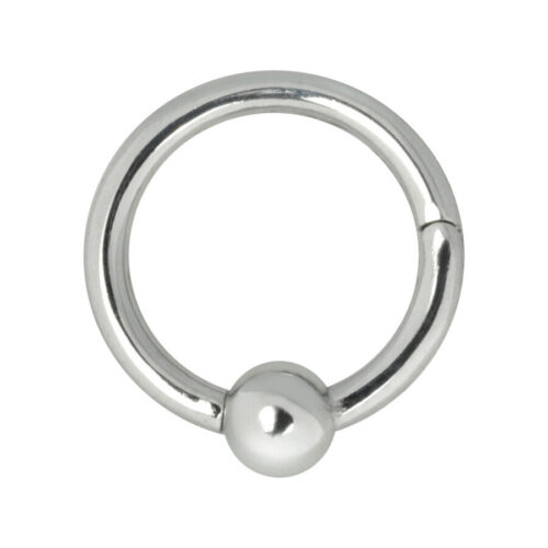 Hinged Ring Ball Closure in acciaio