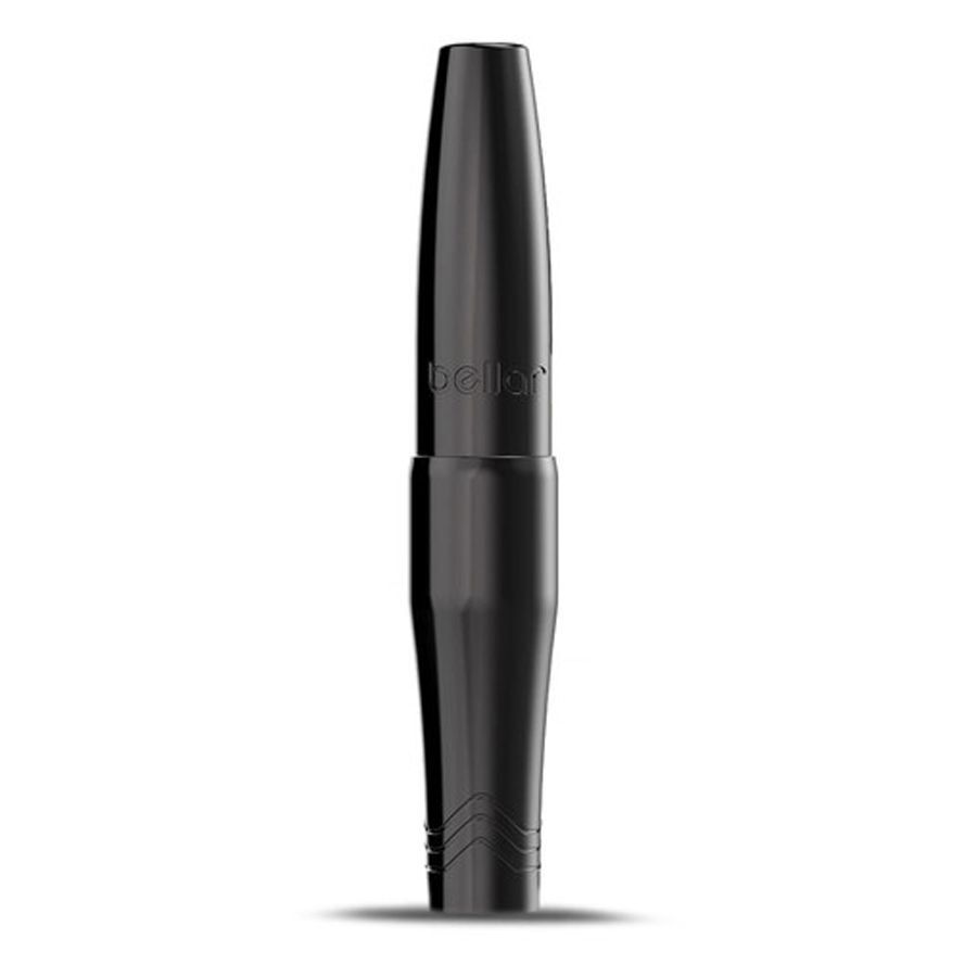 Macchina per tatuaggi nera FK Irons Microbeau Bellar su sfondo bianco