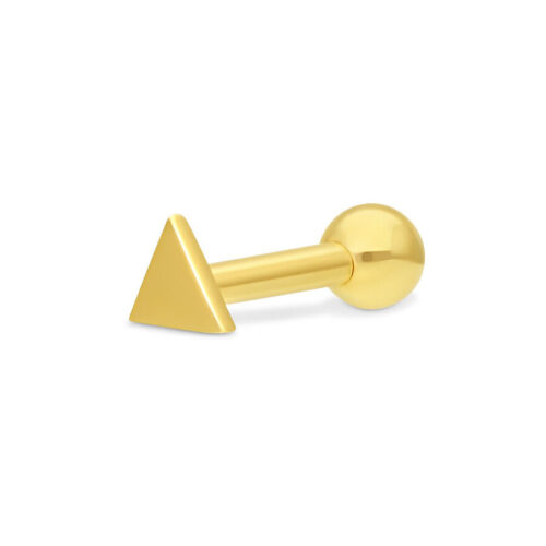 Oro 18k Earbarbell Triangle
