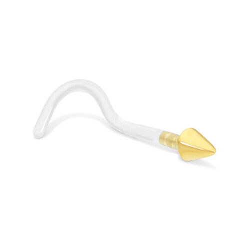 Nostril Gold Cone in oro 18kt e bioplast