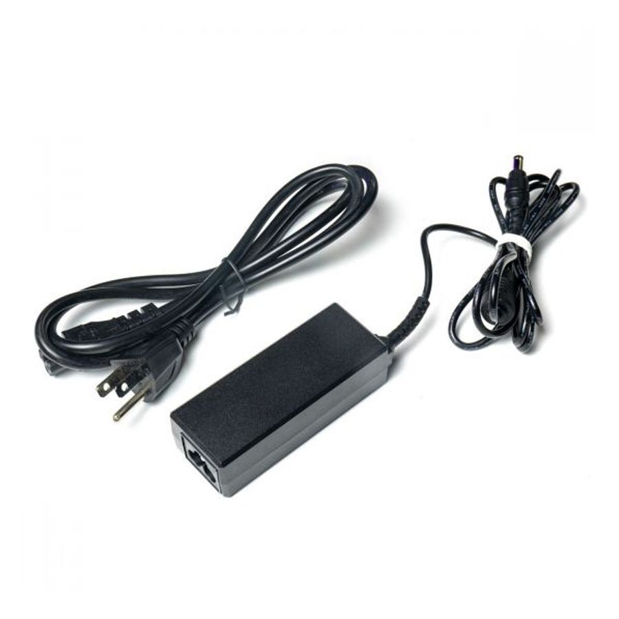 Critical Atomxr alimentatore in rosé e bianco Alimentatore Critical Atomxr in rosé con case bianco su sfondo bianco