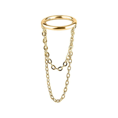 Hinged Ring Catenelle Acciaio
