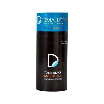 Dermalize Pro Total Black Sun Block - Pellicola protettiva per tatuaggi - 15 cm x 10 m