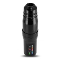 Macchina per tatuaggi FK Irons Microbeau Flux S nera su sfondo bianco