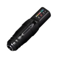 Macchina per tatuaggi FK Irons Microbeau Flux S nera su sfondo bianco