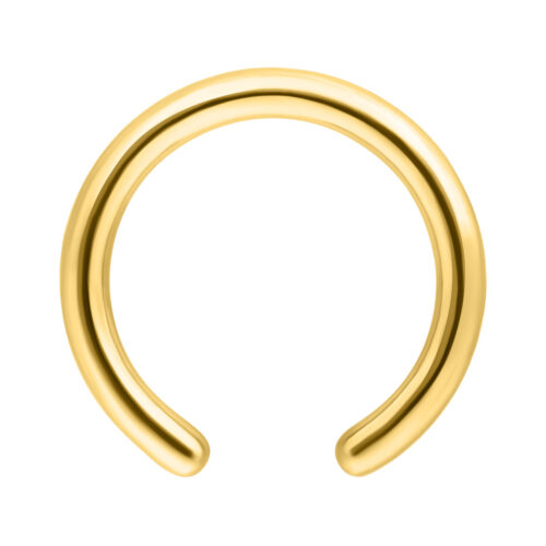 Stelo anello Clip-In in titanio dorato