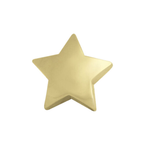 Disco in titanio dorato stella per filetto interno