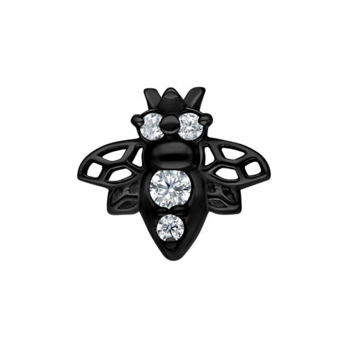 Terminale Cristalli Bee Acciaio per Filetto Interno