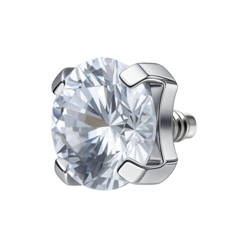 Terminale Prong Set Per Labret Filettati Internamente Titanio