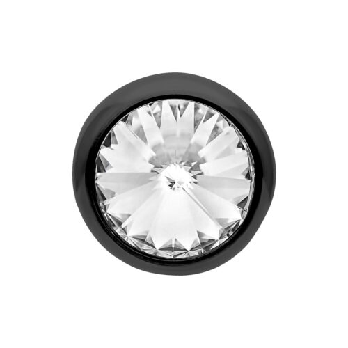 Sfera gioiello filettatura laterale titanio nero