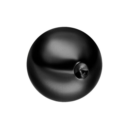 Sfera Clip-In anelli sottili in titanio nero