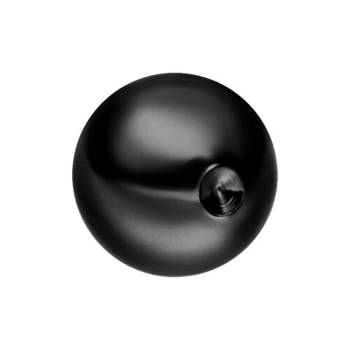Sfera Clip-In filettata in acciaio nero
