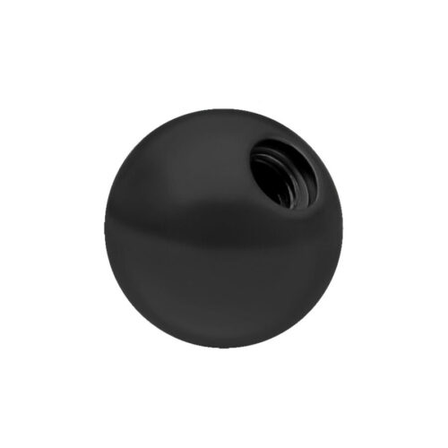 Sfera in titanio nero per filetto esterno