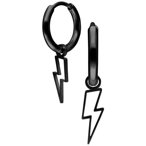 Mini Hoops Flash Pendente - Nero