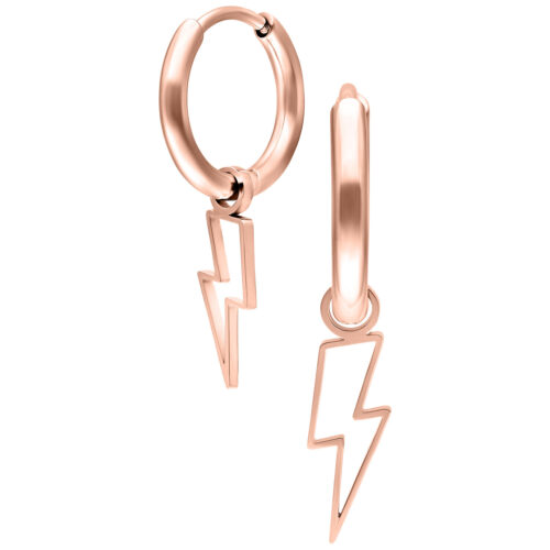 Mini Hoops Flash Pendente - Oro rosa