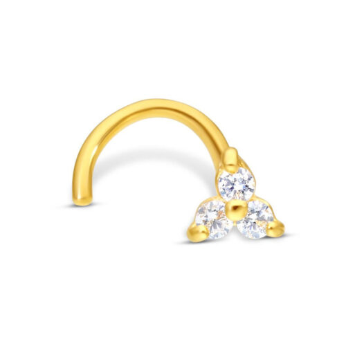 Nostril Trinity Cristalli Oro 18k