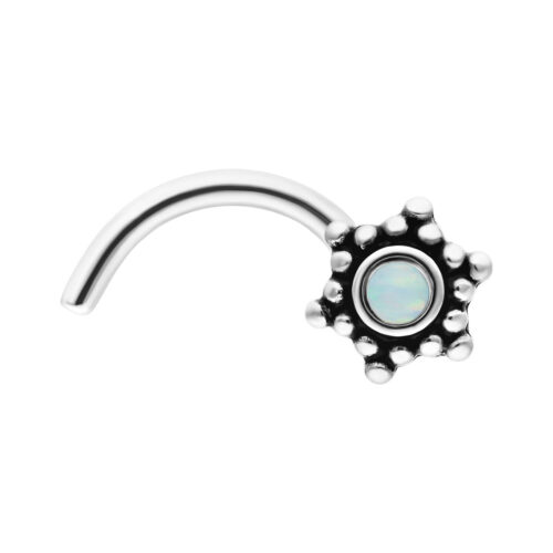 Punto Luce Narice Fiore Opale Acciaio