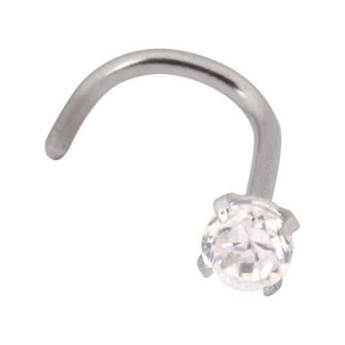 Nostril brillante grande in acciaio