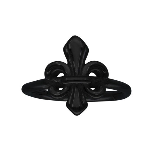 Anello Clicker Fiore Giglio Acciaio