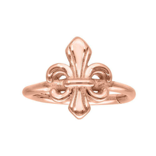 Anello Clicker Fiore Giglio Acciaio