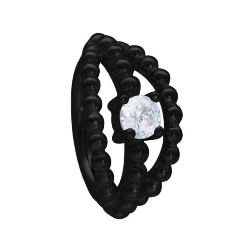 Hinged Royality Clicker Cristallo Acciaio